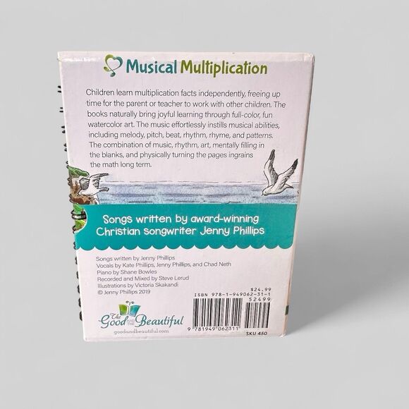 TGTB Musical Multiplication Homeschool Math Practice Booklets Flash Cards VTG - Picture 9 of 10